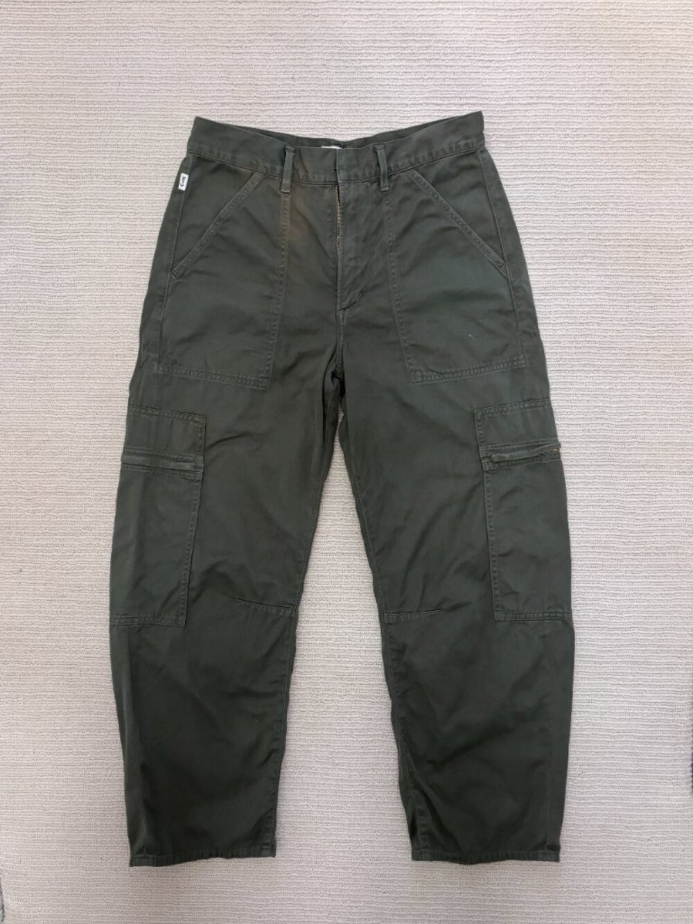 Citizens of Humanity Marcelle Cargo Pants Olive Size 27 Read Description - Picture 4 of 10